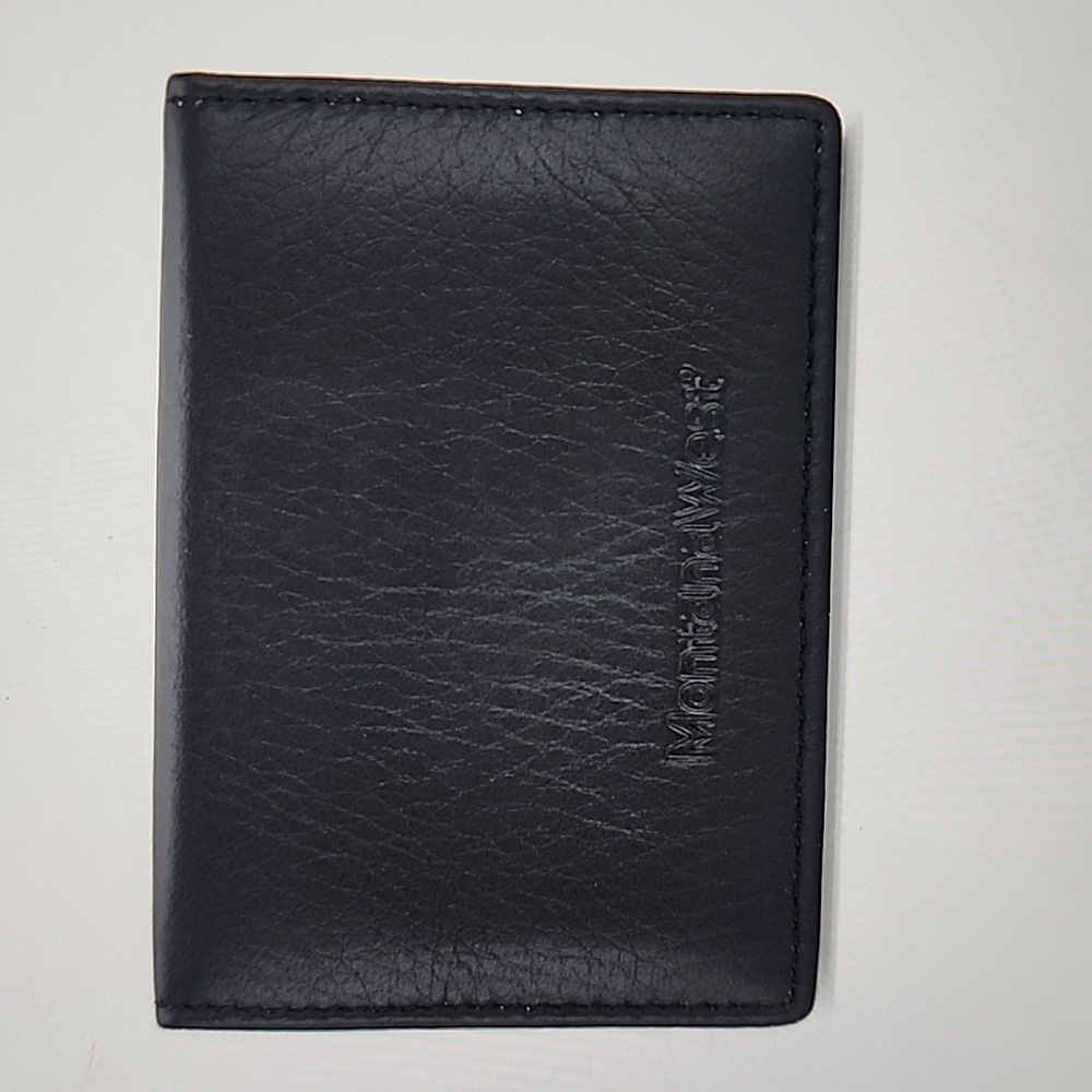 Leather Bi-fold Card Wallet. Montana west